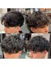 【小芝限定クーポン】メンズカット＋クリームパーマ＋ReFa炭酸ケア