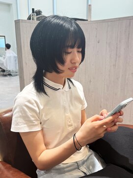 カモン(CAMON) #顔周りレイヤー　#ウルフカット