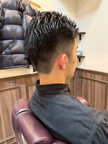ミリオンバックス 御徒町店(Million Backs)&nbsp;御徒町/リバースセンターパート/ニュアンスパーマ/ダウンバング