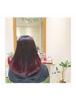 ナノハナ&nbsp;鹿沼で唯一本格ヘッドスパが出来る美容室　グラデーションカラー