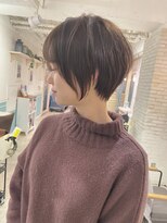 ロンド 表参道店(Lond)&nbsp;【三ツ木一生】丸みの綺麗な前下がりショートボブ　小顔
