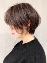 アルバム 渋谷パルコ(ALBUM)&nbsp;ふんわり丸みグレージュショート_外ハネボブ_ba270332