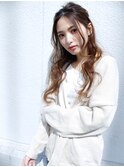 ゆるウェーブハーフアップ 【LUXBE 神戸三宮いくたロード店】