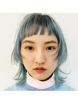 クク(QUQU)&nbsp;パッツンブルーマッシュ