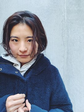 モロコ 神保町 九段下店(moloco) 大人ヘア/クセを活かすショートボブ前髪なし【神保町/九段下】