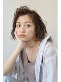 大人可愛い20代30代40代似合わせカットイメチェン流しバング
