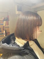 ロイジー(roijir) 表参道roijir×切りっぱなしボブ*ストレートパーマ