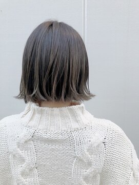 アンドチル 渋谷(AND CHILL) ダークアッシュ/くびれボブ/シアーグレージュ【AND CHILL渋谷】