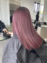 ノートエートル 西金沢(Nought etre)&nbsp;ピンクベージュハイトーンカラーロングヘア