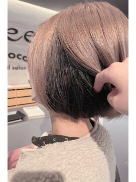 リー 京橋(Lee) 【Lee京橋】黒インナー×ミルクティーベージュ　RIO