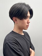 《前下がりセンターパートが人気◎》雰囲気のあるメンズヘアをご提供！ (国分寺/センターパート)