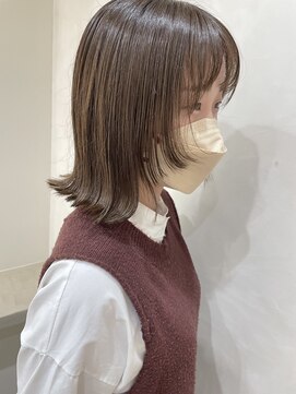 ラヴィズム 名駅店(LUVISM) ミディアム/顔まわりカット/顔まわりレイヤー