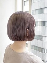 ランプ ヘアー(lamp hair)&nbsp;ミニボブ×ラベンダーベージュ/lamp 清水