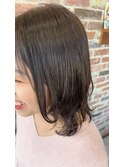 くすみ系ベージュカラー