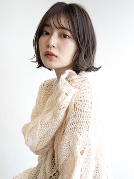 トップヘアスパアンドリゾート 鳴海(TOP HAIR spa&resort) フランジカールが可愛い!ボブスタイル/カーキベージュ