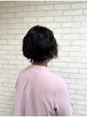 ショートボブ×ゆるふわパーマ［駒込/駒込駅］