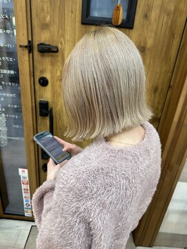 フゥカ 類家店(fuka) 【トレンドスタイル☆】丸くならないボブ*。