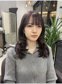 横浜/レイヤーカット/ラベンダーグレージュ