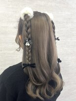 クラビス プラチノ(CLAVIS PRATINO) ミルクティーグレージュカラー/ダブルカラー/ 透明感カラー