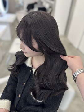 アイシー 表参道(ICY) グレージュ/くびれヘア/韓国ヘア/透明感カラー