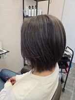 バセット バイ アルター 鎌取店(basset by aL-ter)&nbsp;ボブスタイル/白髪ぼかし/ハイライト