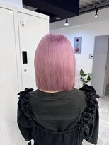 ペレ 栄店(PELE) ホワイトグレージュ/デジタルパーマ/チェリーブラウン/栄