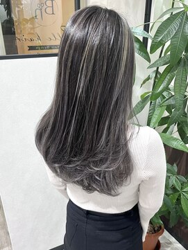 ベルヘアーデザイン 堺東(Belle hair Design) コントラストハイライト/外国人風/レイヤーカット/堺東