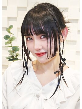 ケア 神戸(CARE) 韓国トレンドヘア♪カチモリ×リボンアレンジ☆