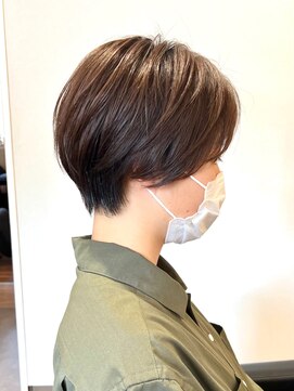 リシェア(re.share) グレージュカラー/くびれショート/20代ショートカット