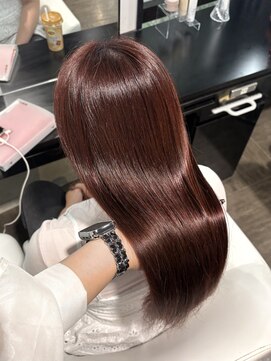 アンドバイモードケイズ (and by MODE K's) ブリーチなしダブルカラー/チェリーブラウン