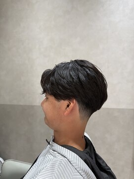 クラシック カワサキ(classic Kawasaki) テーパーフェード×センターパート