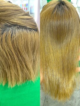 ジーナ 名駅(XENA.) 髪質改善☆乾かすだけでツヤツヤ、サラサラ縮毛矯正１５