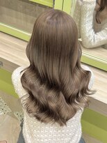 イオエ 西梅田(ioe)&nbsp;ブリーチなしカラー/髪質改善/ミルクティーベージュ/小顔ヘア