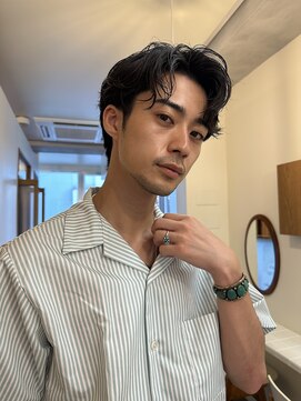 【ochi限定】柔らかい質感のあるメンズニュアンスパーマ！