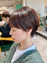 アーツ 茅ヶ崎(arts) ショートカット20代30代40代前髪あり面長丸顔ショートボブ