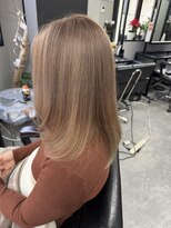 ヘアーラボ 樟葉(Hair Labo)&nbsp;南楠葉/他店ブリーチ履歴から整える透明感カラー