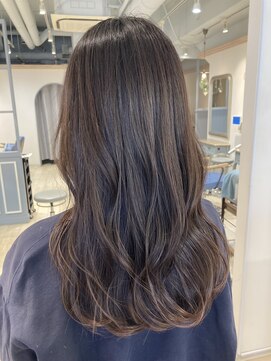 シェノン 赤羽店(CHAINON) 艶髪ダークブラウン巻き髪ロング赤羽美容室