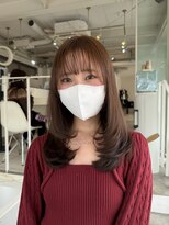 アクアオモテサンドウ(ACQUA omotesando)&nbsp;☆初カラーブリーチなしショコラブラウンミディアムレイヤー