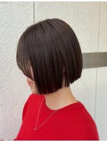 ヴァンカウンシル 一宮店(VAN COUNCIL)&nbsp;大人可愛い艶感あるまとまりボブ/前下がり/ショートボブ