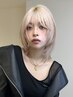 【透明感たっぷり】ブリーチ+カラー＋3stepトリートメント￥16000