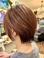 マーメイドヘアー(MERMAID HAIR)&nbsp;アユ風ショート&キャップハイライト