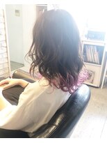 ヘアー アトリエ エゴン(hair atelier EGON) ピンクグラデーション