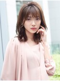 【AFLOAT 晃輔】20代30代大人かわいい 小顔ゆるふわセミディ