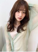 大人かわいい美髪ネビージュマグネットカラー艶髪小顔韓国