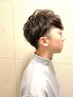 メンズカット+フルシェービング　￥4950