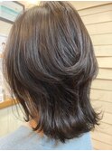 艶髪で楽しむミディアムヘア ≪艶髪ヘッドスパコース≫ カット