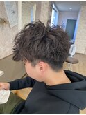 恒吉の波巻き無造作パーマ セットが楽になります#20代・30代