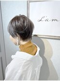 丸みショートヘアー