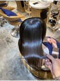 イメチェンダークアッシュ縮毛矯正髪質改善酸熱トリートメント