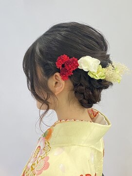 ヘア イノウエ HAIR INOUE 卒業式 袴ヘアセット